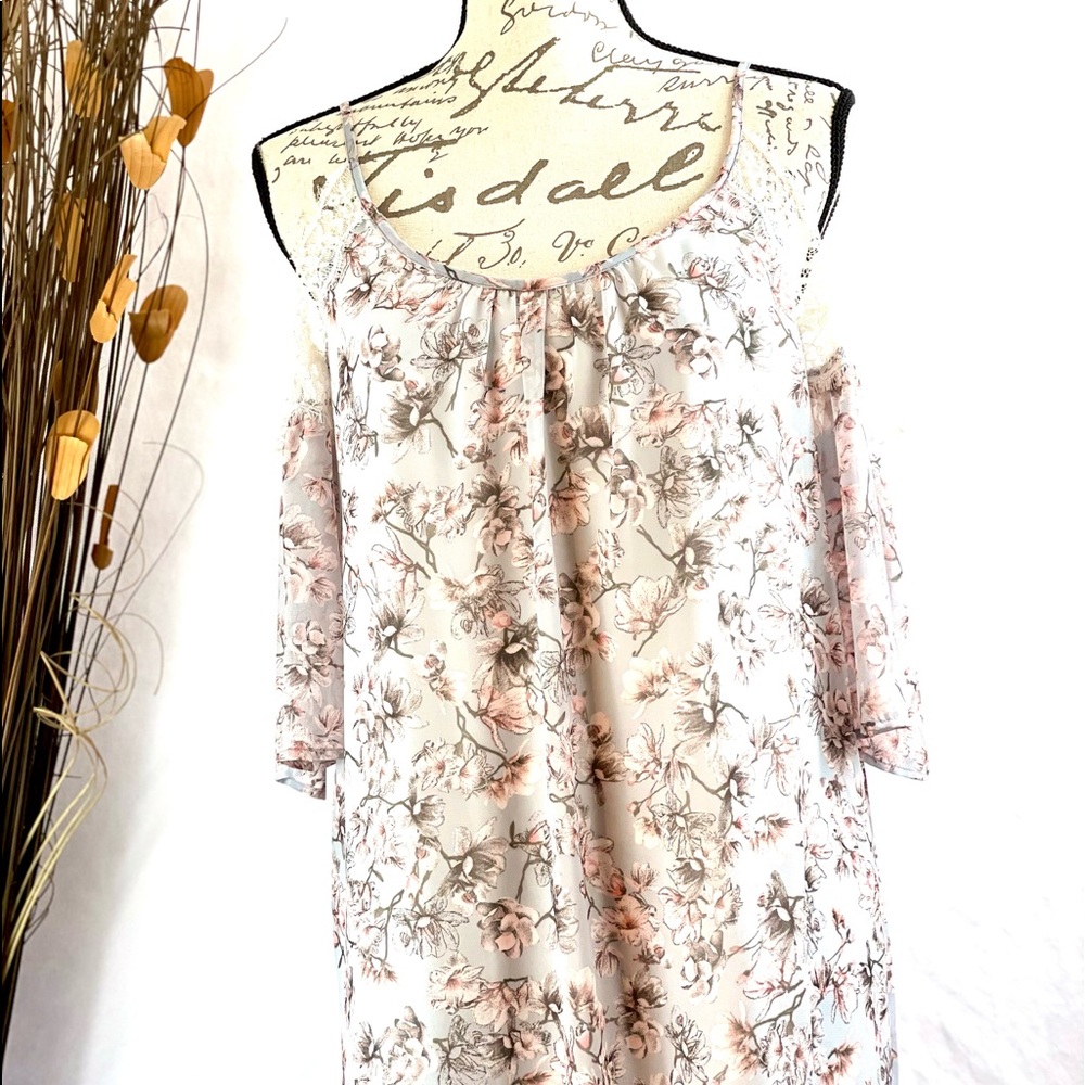 Soprano Floral Off Shoulder Dress